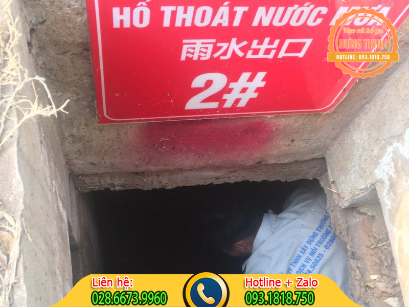 Quy tr&igrave;nh nạo v&eacute;t hố ga quận 8 Hưng Thịnh tốt nhất